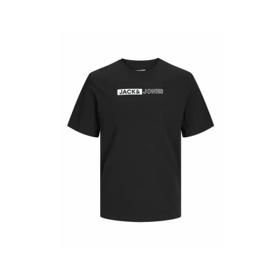 Afbeelding van Jack &amp; Jones Jjecorp LOGO TEE PLAY O NECK Tshirt print black, Heren, Maat: XXL, Black