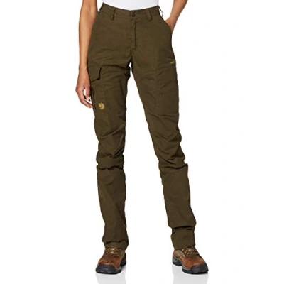 Afbeelding van Karla Pro Curved Wandelbroek Dames Dark Olive 300 36 Groen
