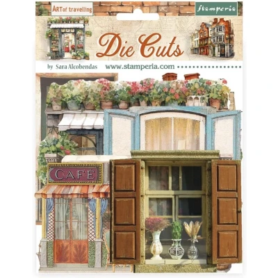 Afbeelding van Stamperia Art of Travelling Die Cuts (26pcs) (DFLDC110)