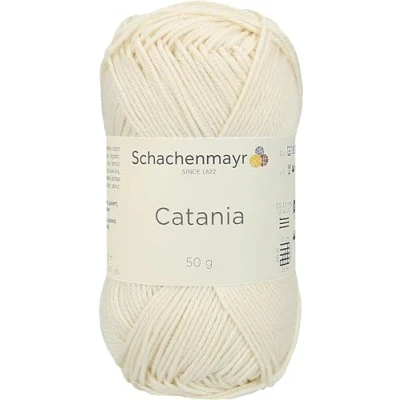 Image de Schachenmayr Catania, 50G Creme Fils À Tricoter, Creme, 11,5 x 5,2 6 cm