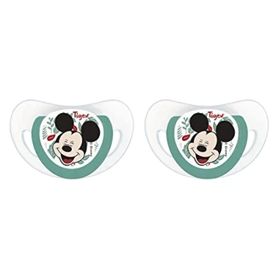 Afbeelding van TIGEX 2 Fysiologische Siliconen fopspenen +18 m Mickey