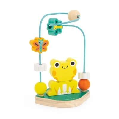 Image de Jouet en bois Janod Tropik Looping Grenouille