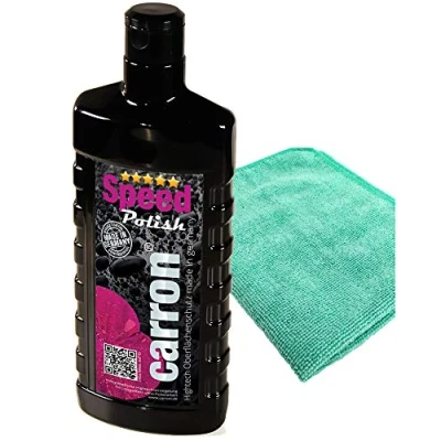 Afbeelding van carron® Speed Polish voor eenvoudig en snel polijsten een betere glans op de autolak, polijsten, set met polijstdoek, made in Germany