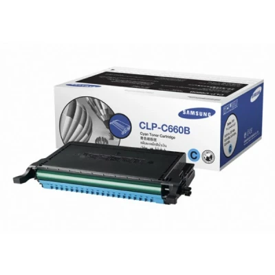 Image de Samsung CLP C660B cyan originale cartouche de toner