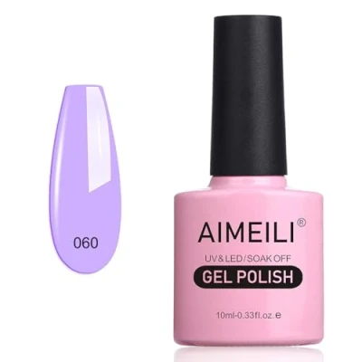 Afbeelding van AIMEILI Gelnagellak Soak Off, uv, led, semi permanente nagellak, gelpolish Nude Peachy (060) 10 ml