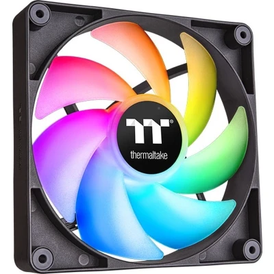 Afbeelding van Thermaltake CL F149 PL12SW A PC ventilator Zwart, Transparant, RGB (b x h d) 120 25 mm