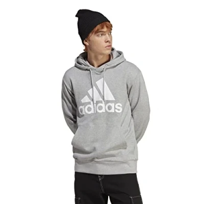 Afbeelding van adidas Sportswear Essentials Hoodie, Heren, Maat: Large, Medium grey heather