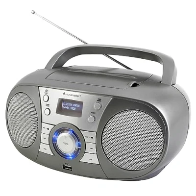 Image de soundmaster SCD1800TI Radio lecteur CD DAB+ FM AUX Bluetooth USB gris
