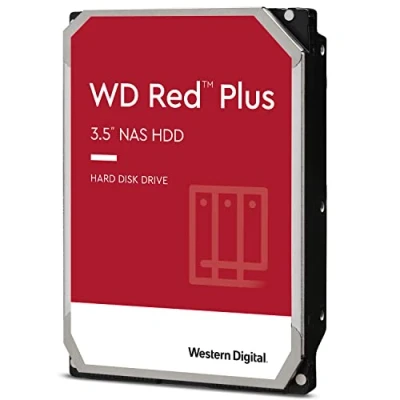 Afbeelding van WD Red Plus 4TB NAS 3,5&quot; interne harde schijf klasse 5400 rpm, SATA 6 Gbps, CMR, 64 MB cache
