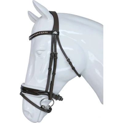 Afbeelding van Harry&#039;s Horse Hoofdstel Chique Bruin Cob