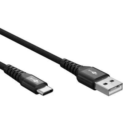 Afbeelding van Goobay 74525 USB kabel 2.0 0,5 m C A Zwart