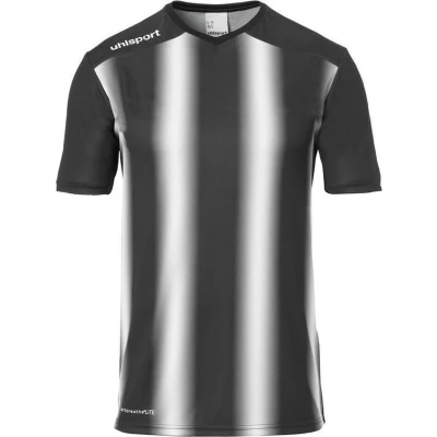Afbeelding van Uhlsport Stripe 2.0 Shirt Korte Mouw Heren Zwart / Wit Maat: 2XL