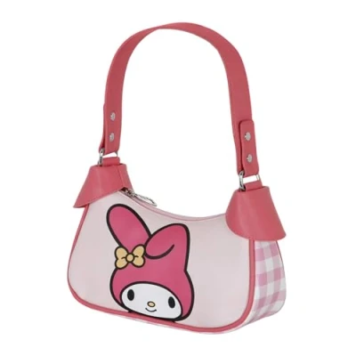 Afbeelding van Sanrio My Melody schattige Casual Fancy tas, roze, 21,5 x 14,5 cm, Roze Melody, Taglia Unica, tas