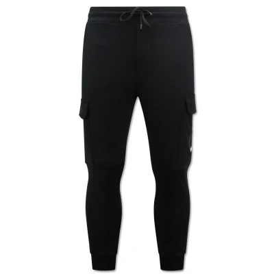 Afbeelding van Trainingsbroek Heren Slim Fit Sweatpants Zakken Zwart Maat L