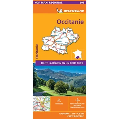 Afbeelding van France Maxi Regional OCCITANIE, Michelin Map 605