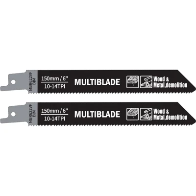 Afbeelding van Multiblade Reciprozaagblad BIM MBR622VF Hout &amp; Metaal 150mm (2 stuks)