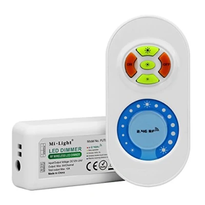 Afbeelding van LIGHTEU®, 2,4 G afstandsbediening en ledstrip voor monochrome ledstrips, dimmer, Milight Miboxer Fut021