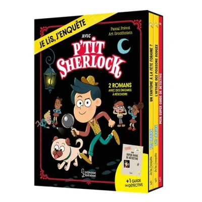 Image de COFFRET P&#039;TIT SHERLOCK 2 romans + 1 guide détective