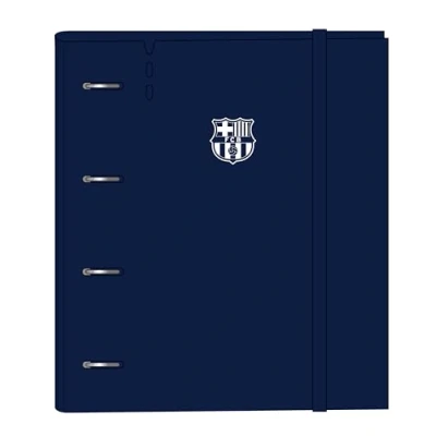 Afbeelding van Ringmap F.C. Barcelona Kastanjebruin Marineblauw 27 X 32 4 cm