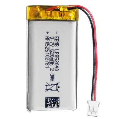 Afbeelding van EEMB Lithium polymeer batterij 3,7 V 620 mAh 852040 oplaadbare lipo met JST connector controleer de polariteit van apparatuur en voor aankoop