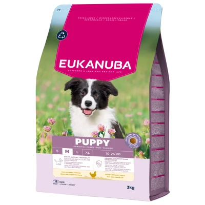 Afbeelding van Eukanuba Life Care Dog Puppy Medium Hondenvoer Chicken 3 kg