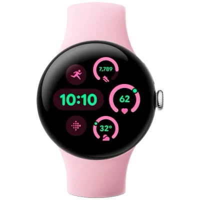 Image de Google Smartwatch Pixel Watch 3 41mm Silver/rose (ga05756 de)