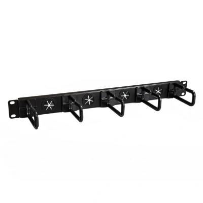 Afbeelding van StarTech Server Rack Kabel Mnmgt. 1u, Accessoires voor serverkasten, Zwart