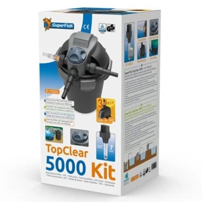 Afbeelding van Superfish Topclear Uv Drukfilter Kit Filters 7 Watt 5000 C