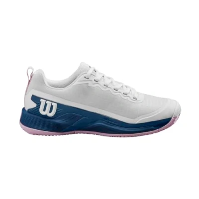 Afbeelding van Wilson Rush Pro 4.5 Clay WRS333630 Tennisschoenen Heren White Ensign Blue Pirouette EU 40 23 Wit