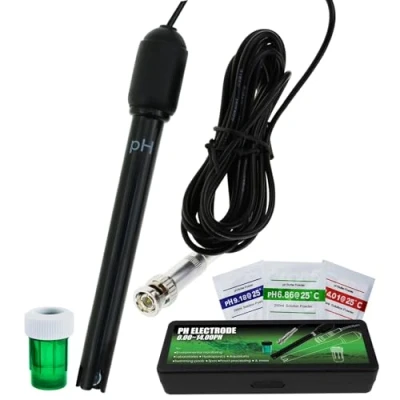 Afbeelding van Lange Lichaam pH elektrode met BNC sondestekker 300 cm kabel 0 14 voor meter, controller zuinig apparaat sensor