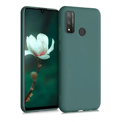 Afbeelding van kwmobile telefoonhoesje geschikt voor Huawei P Smart (2020) Hoesje smartphone Back cover in blauwgroen