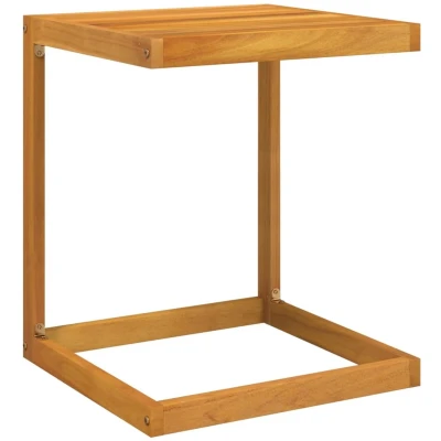 Afbeelding van Bijzettafel C vormig 42x40x50 cm massief acaciahout