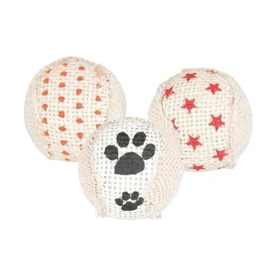 Afbeelding van Trixie Ratel Ballen Jute 5X5X5 CM 3 ST
