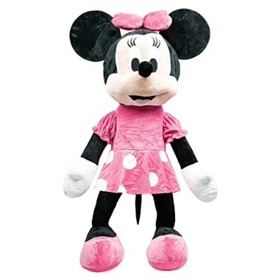 Afbeelding van Minnie Mouse Disney Pluche Knuffel XXL 130 cm [Disney XL Plush Toy Extra groot speelgoed knuffeldier voor kinderen jongens meisjes Super grote Mickey Mouse, Mini Muis, Donald Duck, Goofy]