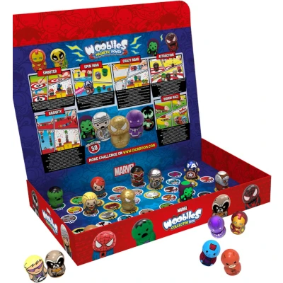 Afbeelding van Wooblies Marvel Verzamelbox met 4 Figurines Magnetische Kracht
