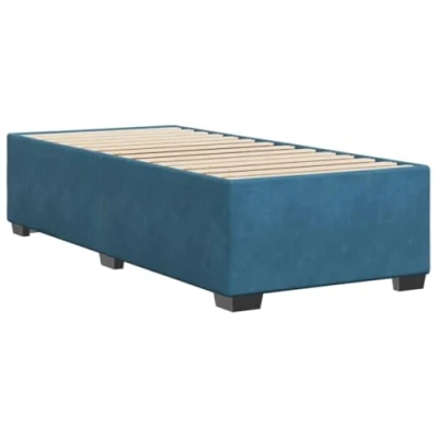 Afbeelding van vidaXL Bedframe fluweel blauw 90x190 cm