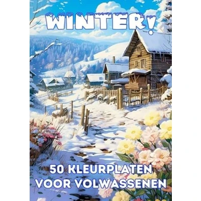 Afbeelding van Kleurplaten Volwassenen Winter!