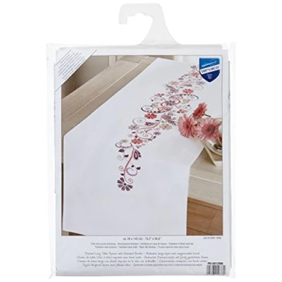 Afbeelding van Loper kit Roos/paarse fantasie Vervaco PN 0012996