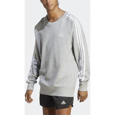 Afbeelding van adidas Sportswear Essentials 3STRIPES Sweater, Heren, Maat: Large, Medium grey heather