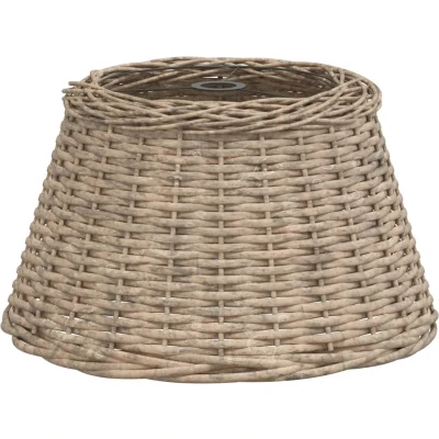 Afbeelding van Plafondlampenkap Ø50x30 cm wicker bruin