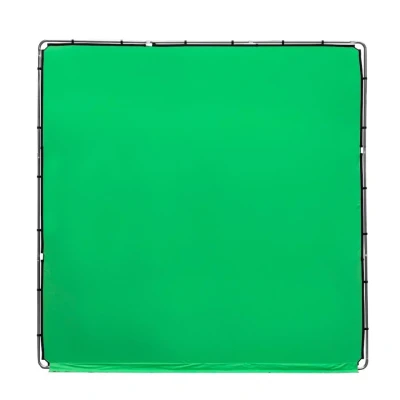 Afbeelding van Manfrotto Studio Link Chroma Key Green Screen Kit 3 x 3m