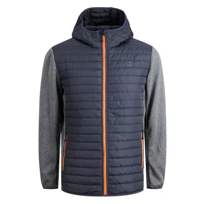 Afbeelding van Jack &amp; Jones Jjemulti Quilted NOOS Jas, Heren, Maat: XS, Grey melange