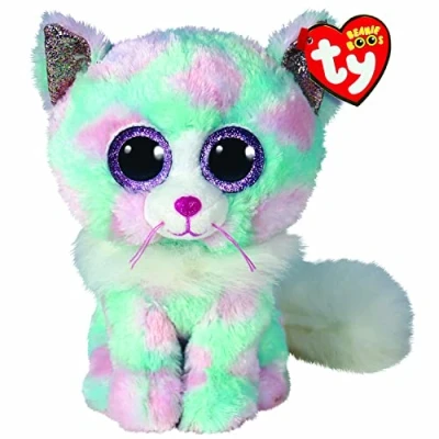 Image de Peluche Ty Beaniee Boo&#039;s Medium Opal Le Chat
