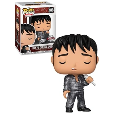 Afbeelding van Funko Pop! Rocks: Elvis Presley &#039;68 Comeback Special #188 Diamond Collection Exclusive
