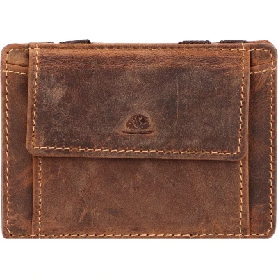 Afbeelding van Greenburry Vintage Magische Portemonnee RFID Leer 10 cm