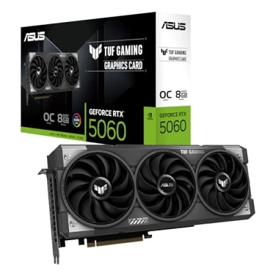 Afbeelding van ASUS TUF Gaming NVIDIA RTX 5060 OC 8GB GDDR7 PCIe 5.0 1x HDMI 2.1b 3x DisplayPort 2.1a