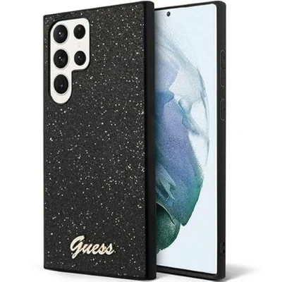 Afbeelding van Guess Glitter Back Case Samsung Galaxy S24 Ultra (S926) Zwart
