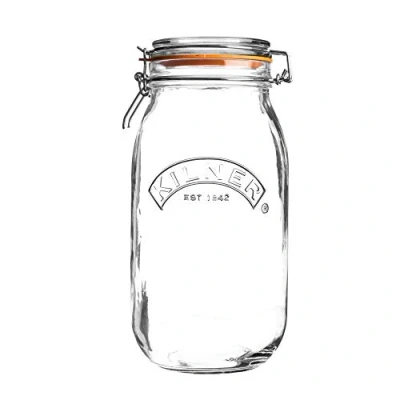 Image de Bocal pour conserves en Verre avec clip Kilner 2 L