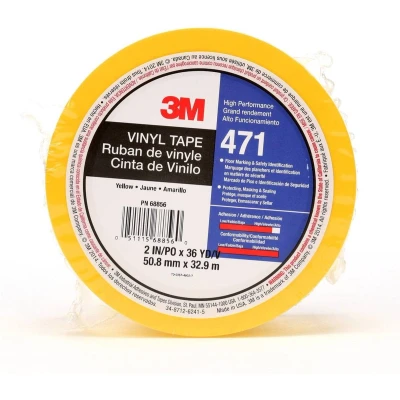 Afbeelding van 3M 471G50IW PVC plakband Geel (l x b) 33 m 50 mm 1 stuk(s)