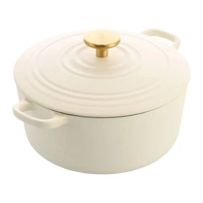 Afbeelding van Bourgogne braadpan 24cm/4.2L Cream White